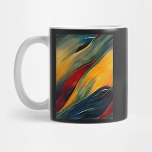 Rainbows Everywhere! Colorful abstract pattern #11 Mug